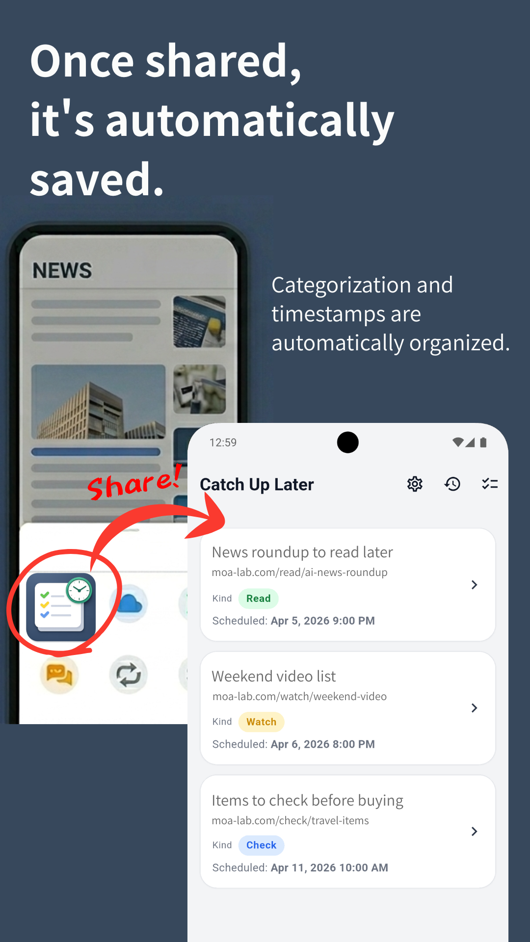 Catch Up Later English screenshot 1