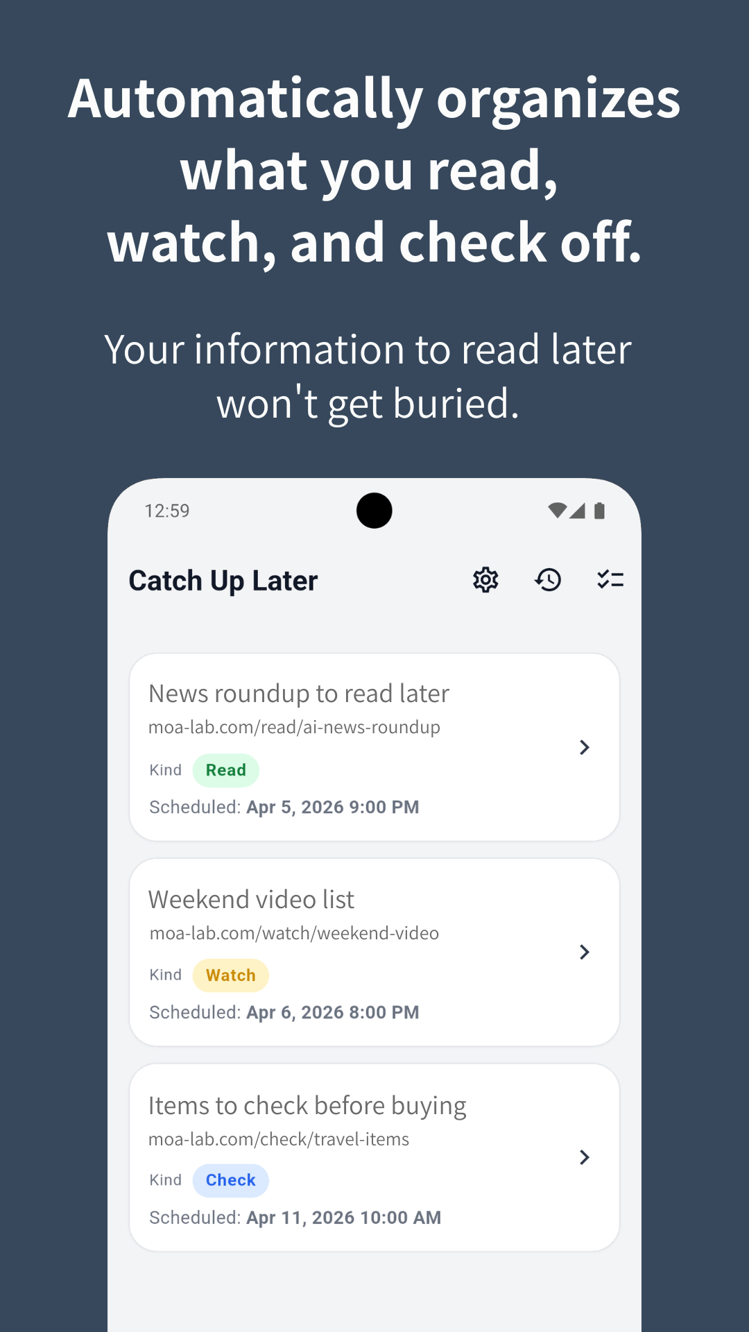 Catch Up Later English screenshot 2